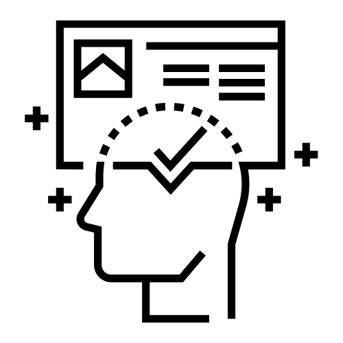 image showing head icon and info card