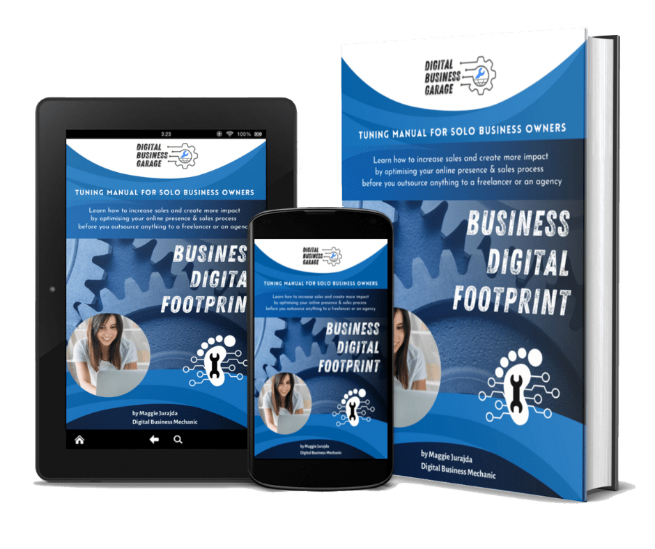 business digital footprint ebook mockup