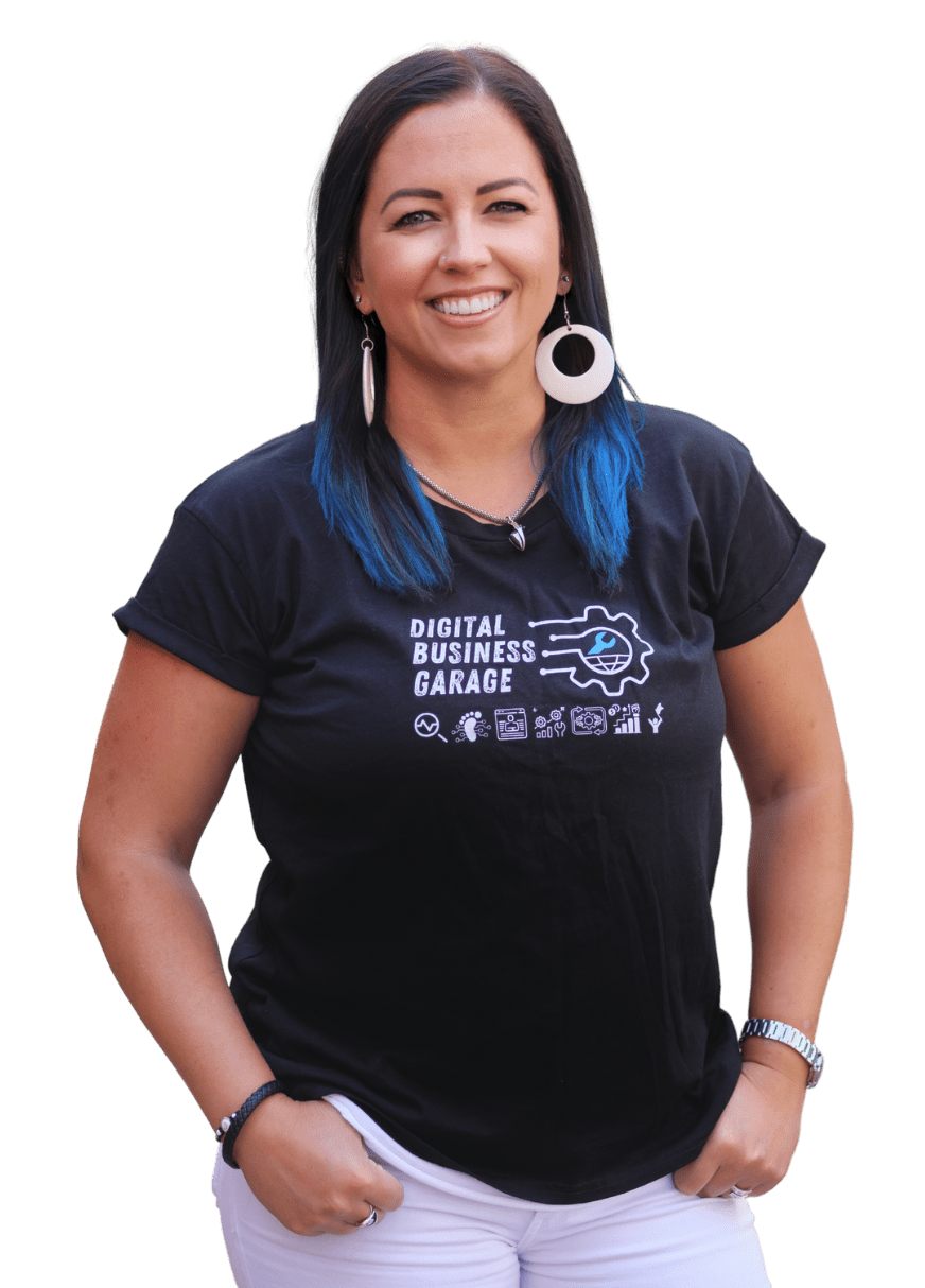 pic of Maggie in black tshirt