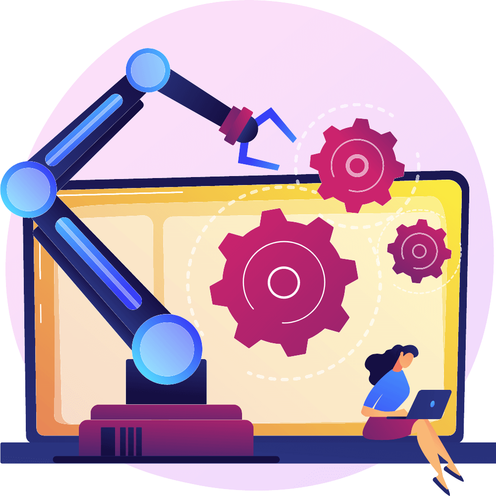 image representing online business automation